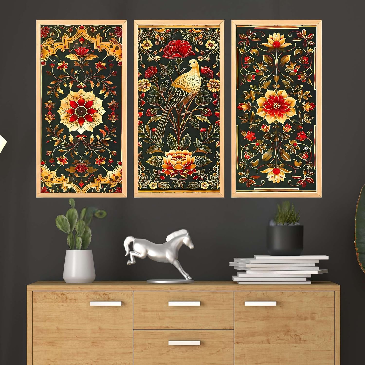 Wall Paintings Set of Three for Wall Dec...