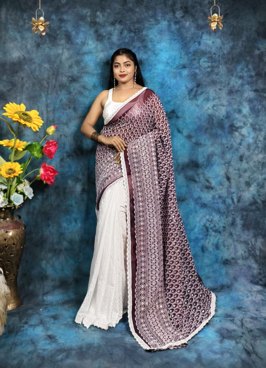 Beautiful Hakuba Saree – Premium Quality