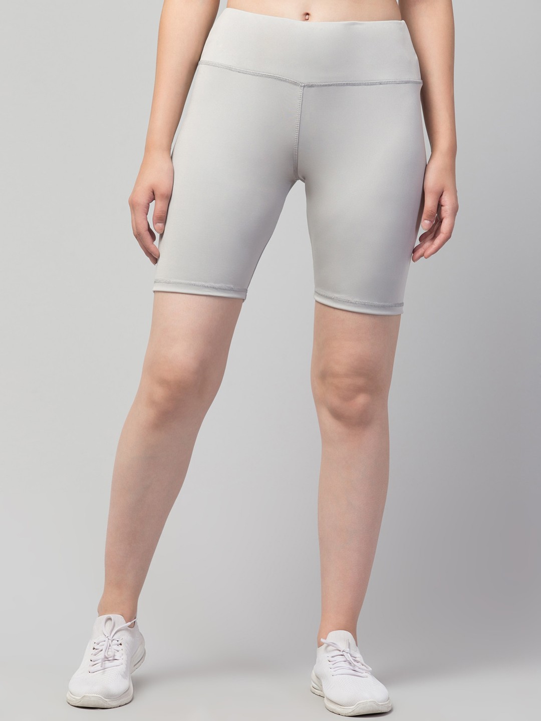 Women’s Fancy Solid Shorts – Yoga, Gym,...