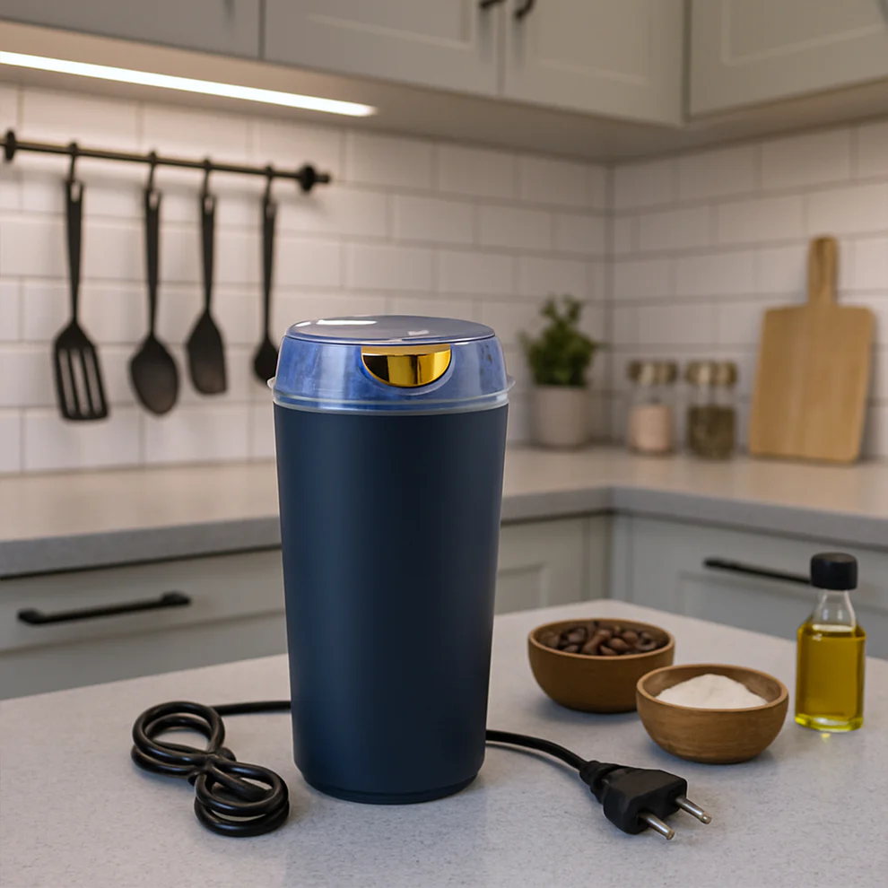 Portable 4-Blade Mini Grinder & Blender...