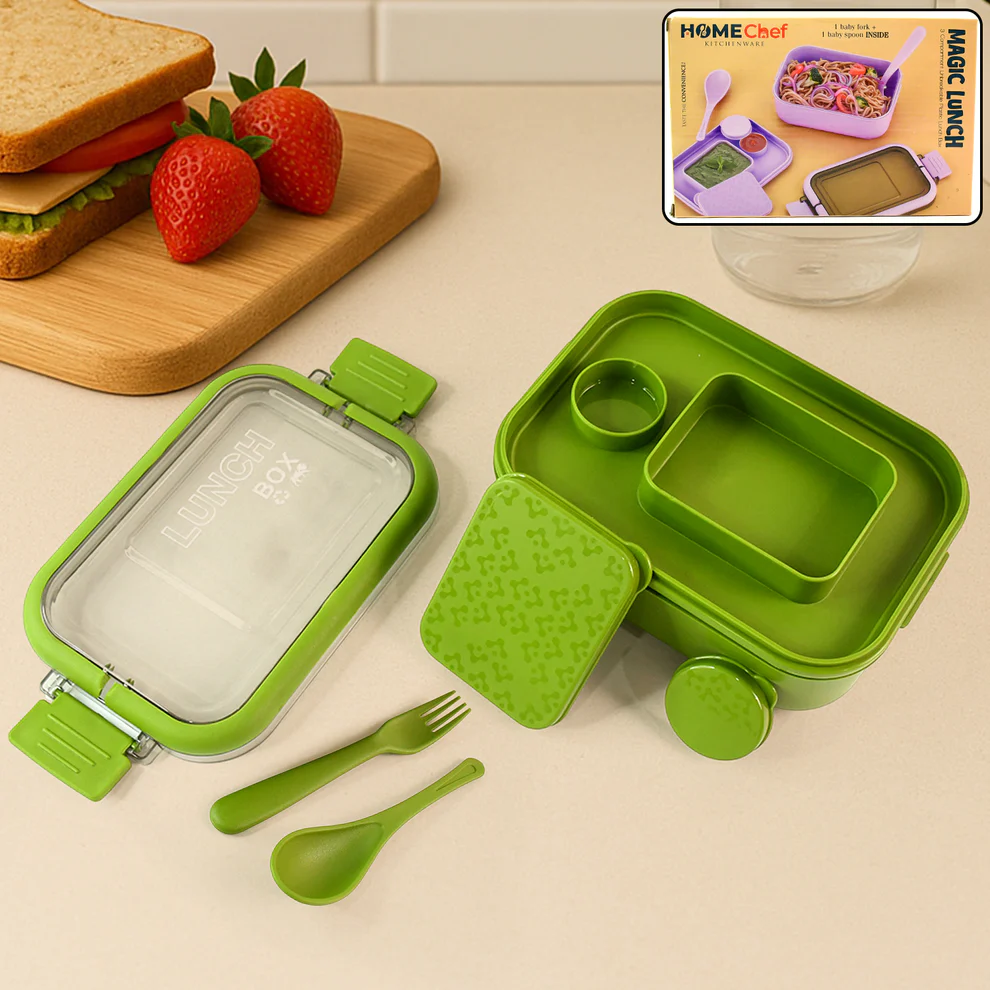 Magic Lunch Box with Leakproof Compartme...