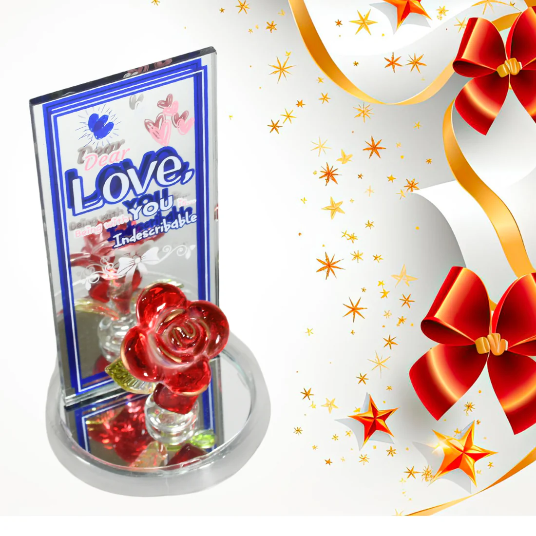 Lovely Rose Showpiece – Romantic Gift Se...