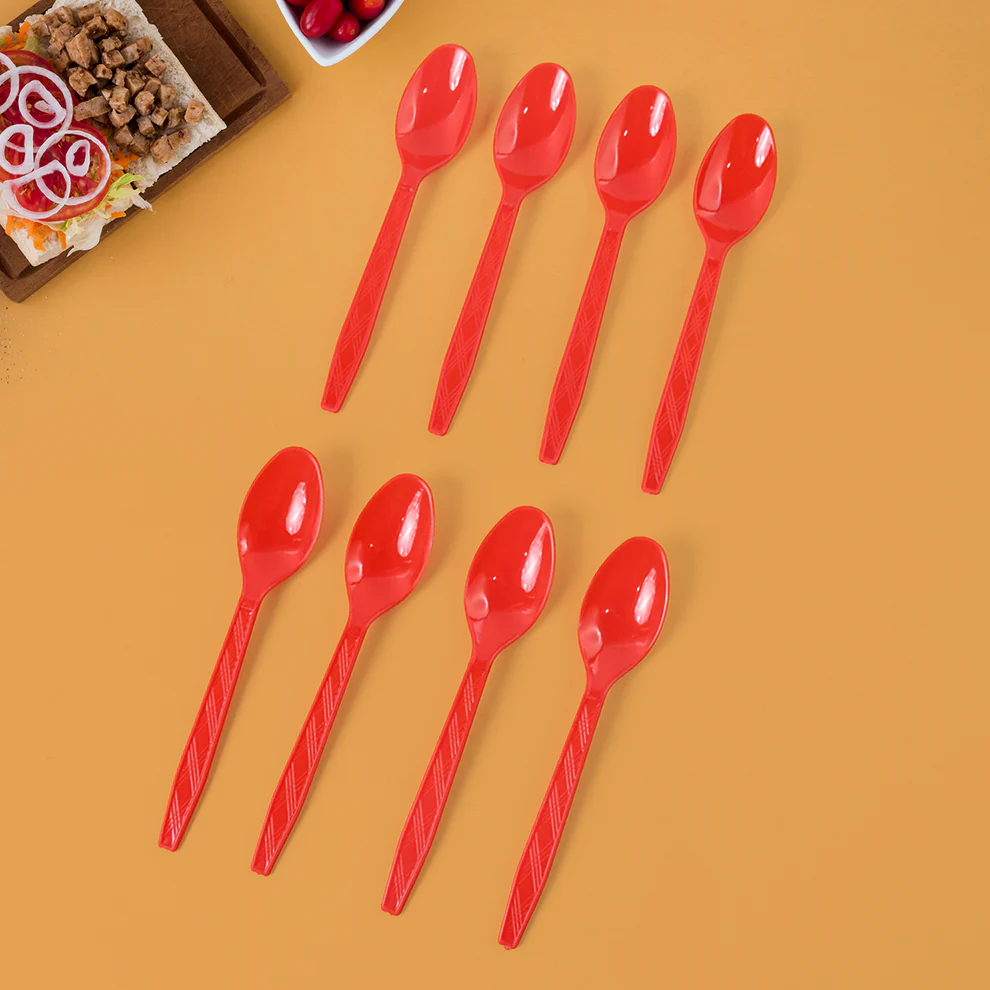 Reusable Home Dining Plastic Spoons (8 P...