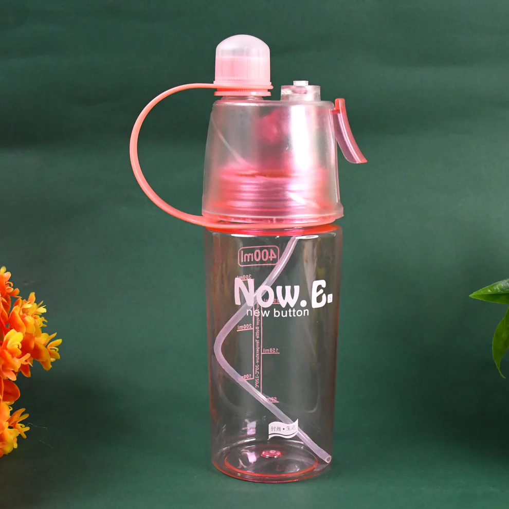 Plastic 2 In 1 Mist Spray Water Bottle (...