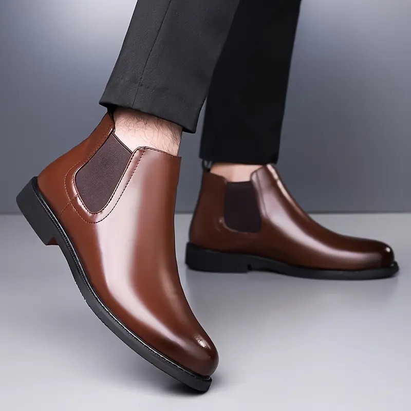 Latest  Trendy Men’s Brown Chelsea Boots...