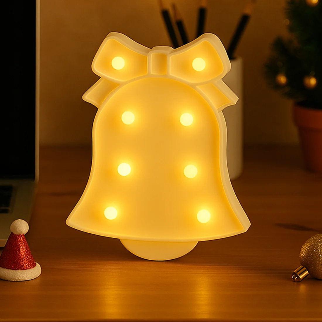 Bell Shaped LED Decorative Night Light (...