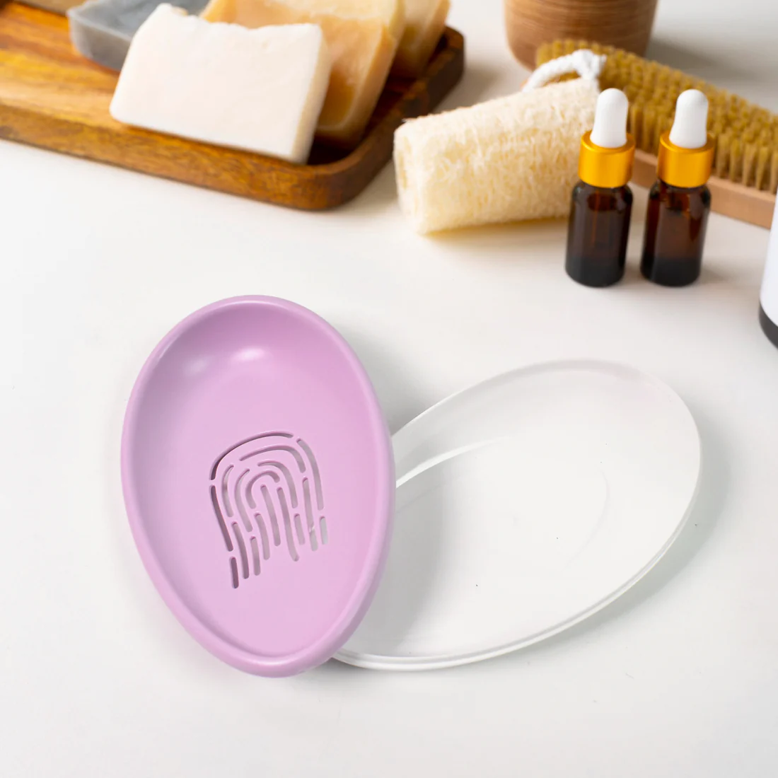 Plastic Soap Dish with Drain, Soap Holde...