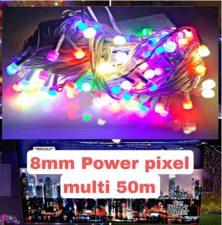 50 Meter 8mm Powers pixel multicolor led...