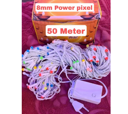50 Meter 8mm Powers pixel multicolor led...