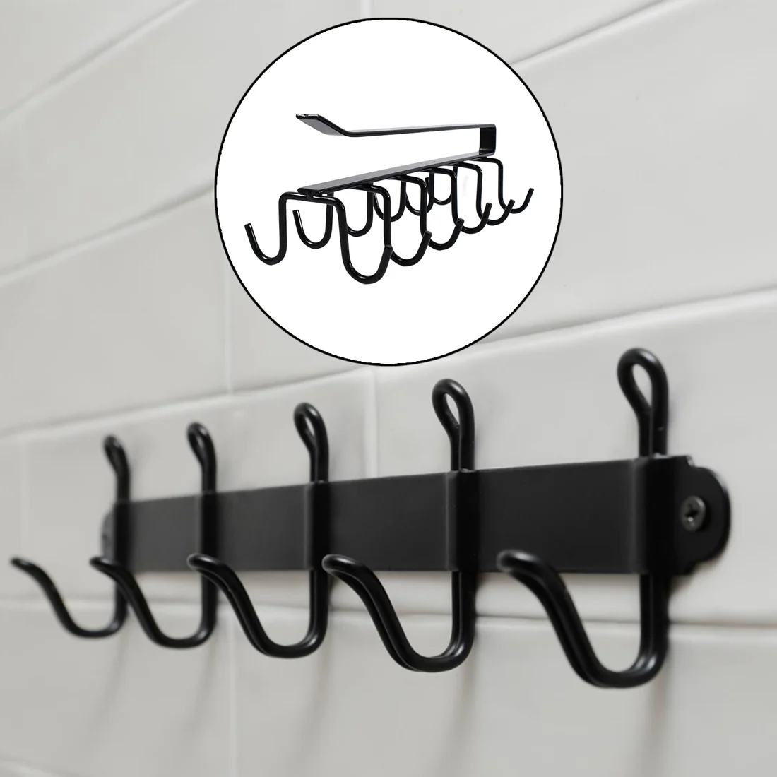 Double-Row Metal cupholder Rack, Multi-P...
