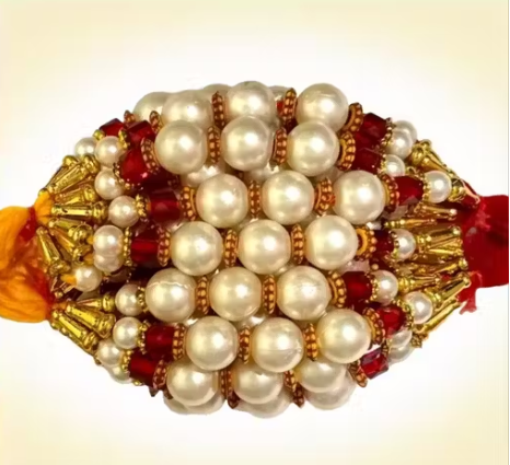 LIGHT 12 pice combo rakhi white red gold...