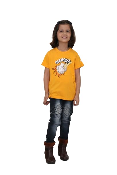 Unisex Kids Cotton Modal T Shirt Soft Breathable Casual Wear