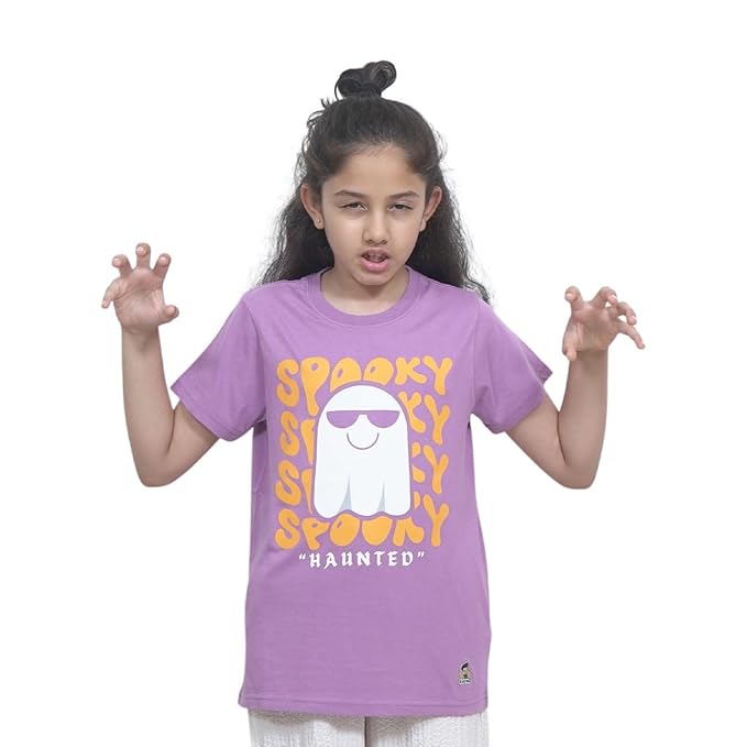 Unisex Kids T-Shirt – Spooky Haunted Dig...