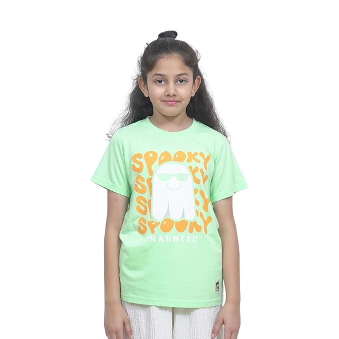 Unisex Kids T-Shirt – Spooky Haunted Dig...