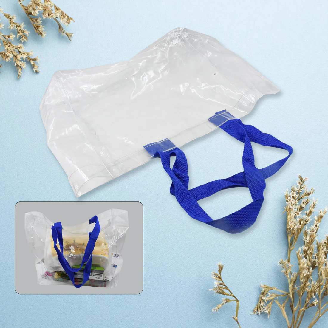 Multifunction Transparent Bag With Handl...