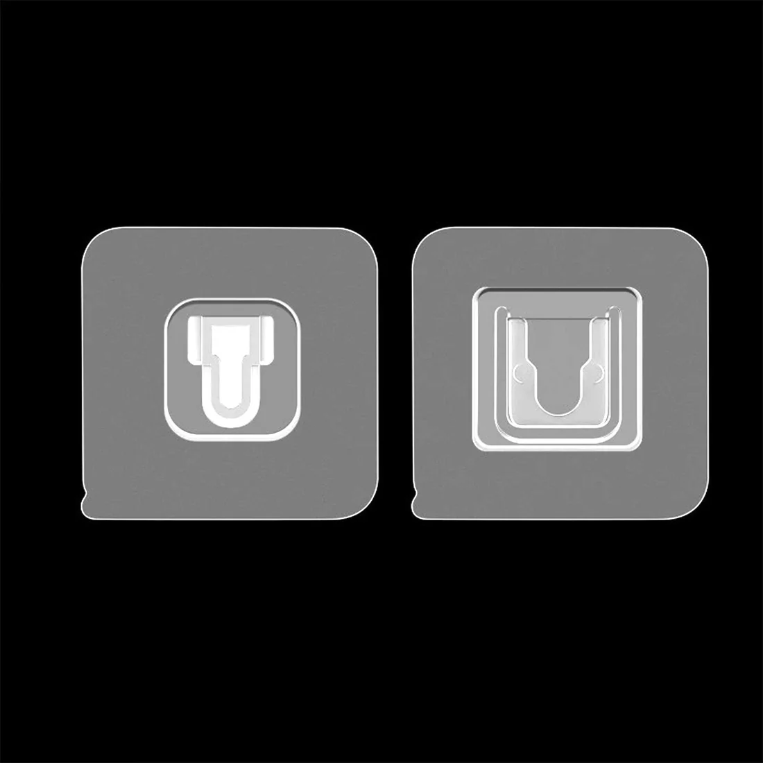 Adhesive Plastic Wall Hooks - Heavy Duty...