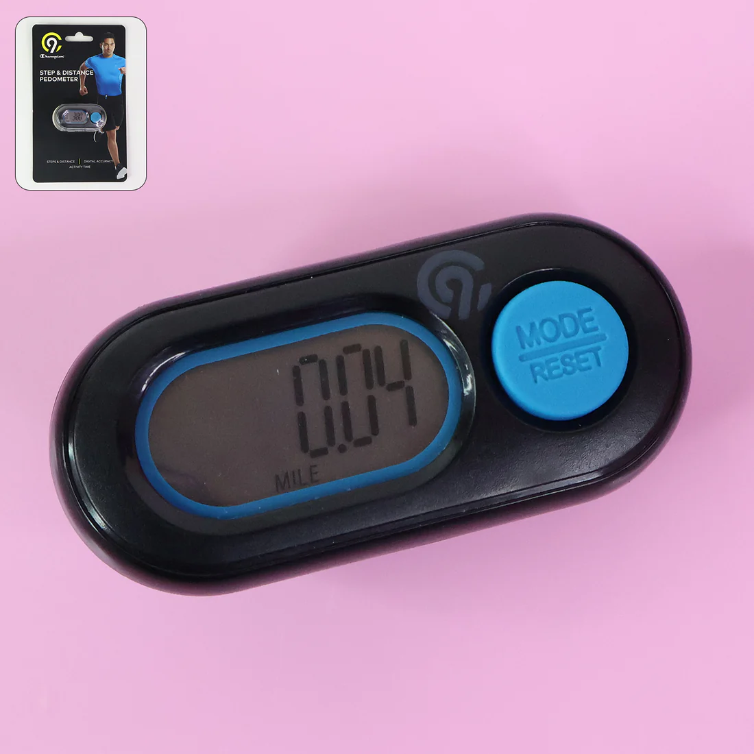 Digital Step & Distance Pedometer with L...