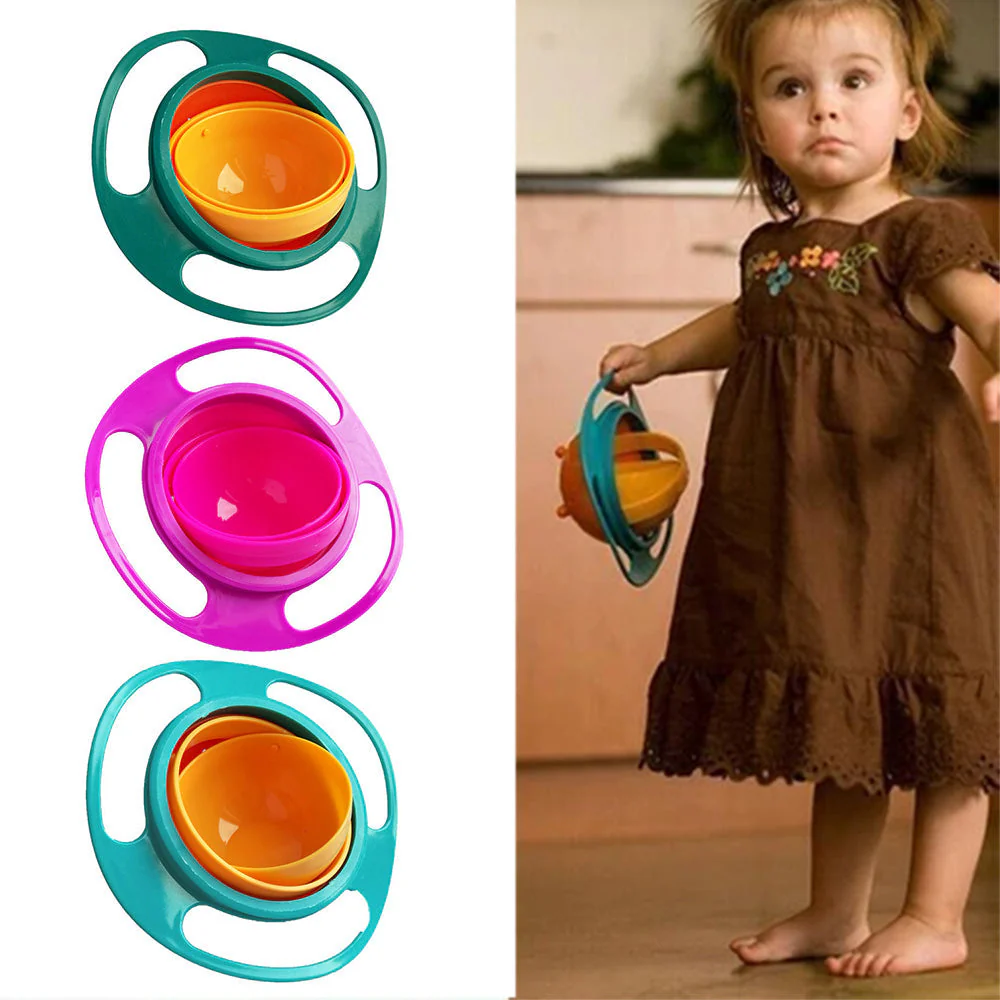 Portable Non Spill Feeding Toddler Gyro...