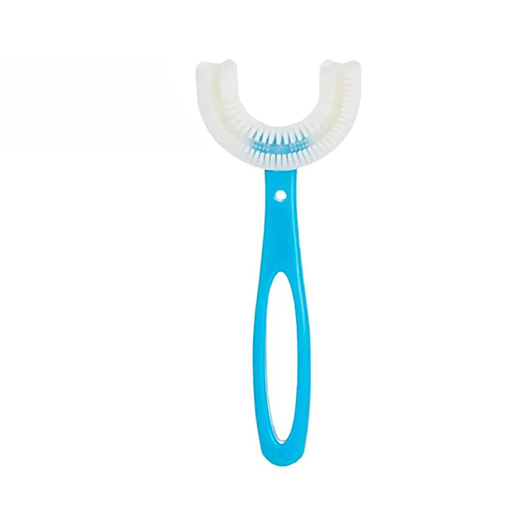 U-Shaped Toothbrush for Kids Manual Whit...