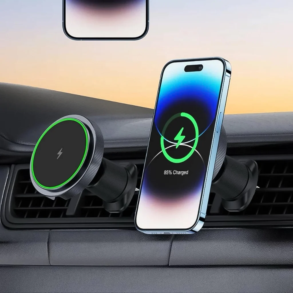 Magnetic Phone Mount Wireless Charger |...