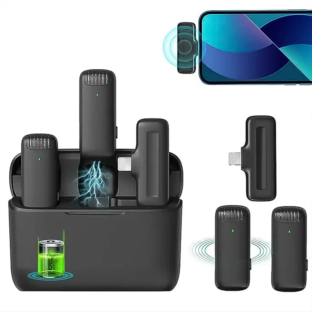 Wireless Microphones, Collar Mic for All...