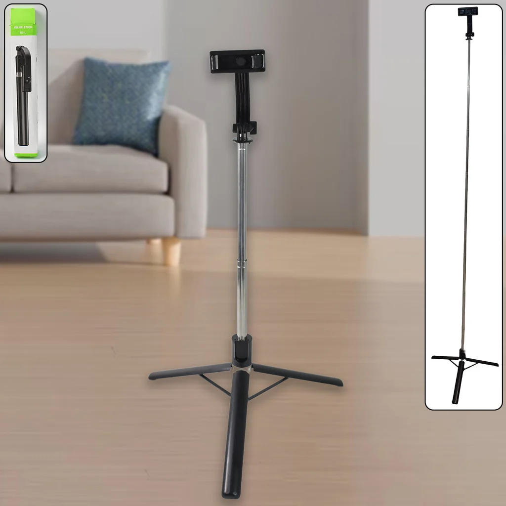 Selfie Stick with Tripod Stand (1 Pc / 1...