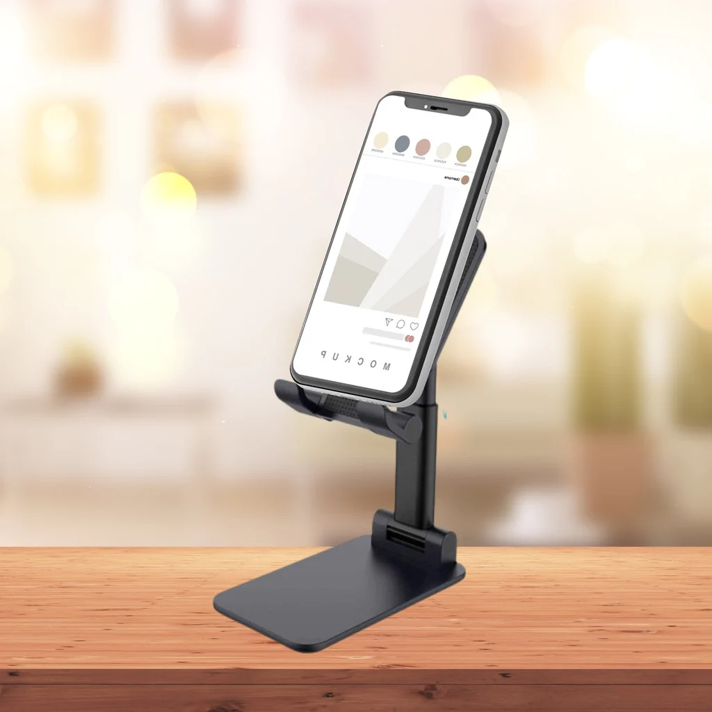 Foldable Mobile Stand with Angle Adjusta...