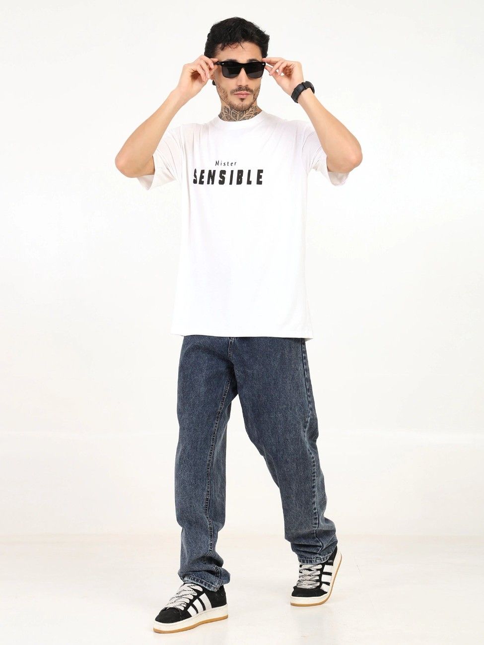 Men Oversized Bamboo T-Shirt – Soft, Bre...