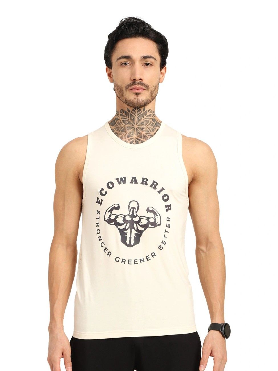 Men’s Bamboo Gym Vest – Soft, Breathable...