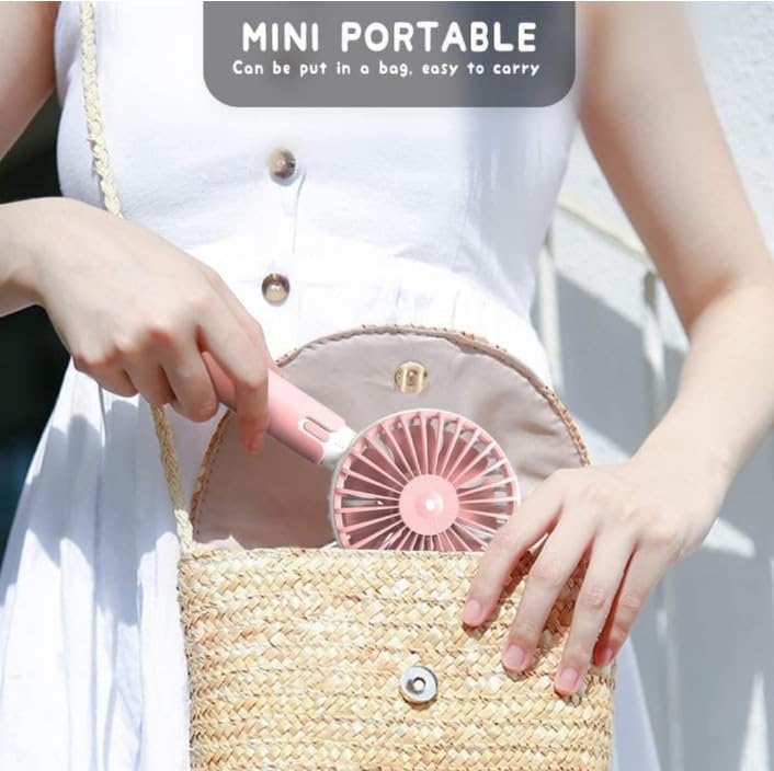 Portable USB Fan – Rechargeable Battery