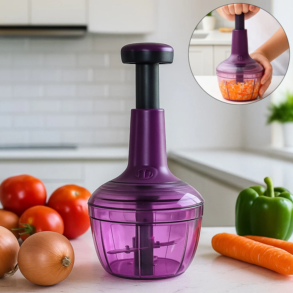 Supermom Manual Push Vegetable Chopper 6...