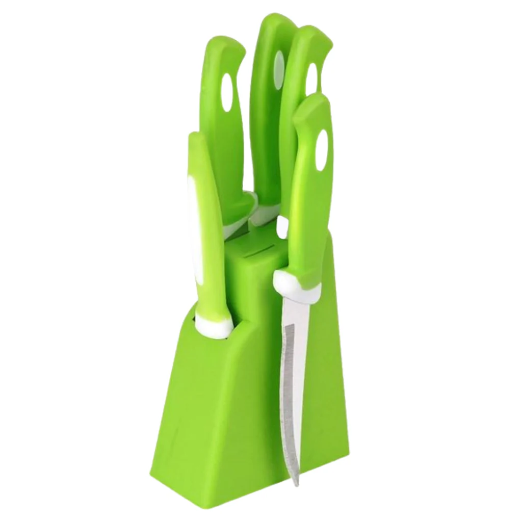 Stainless Steel Knife & Peeler Set with...