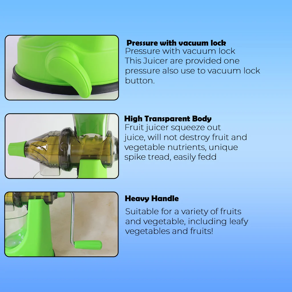 Supermom Manual Multi-Functional Fruit and Vegetable Juicer