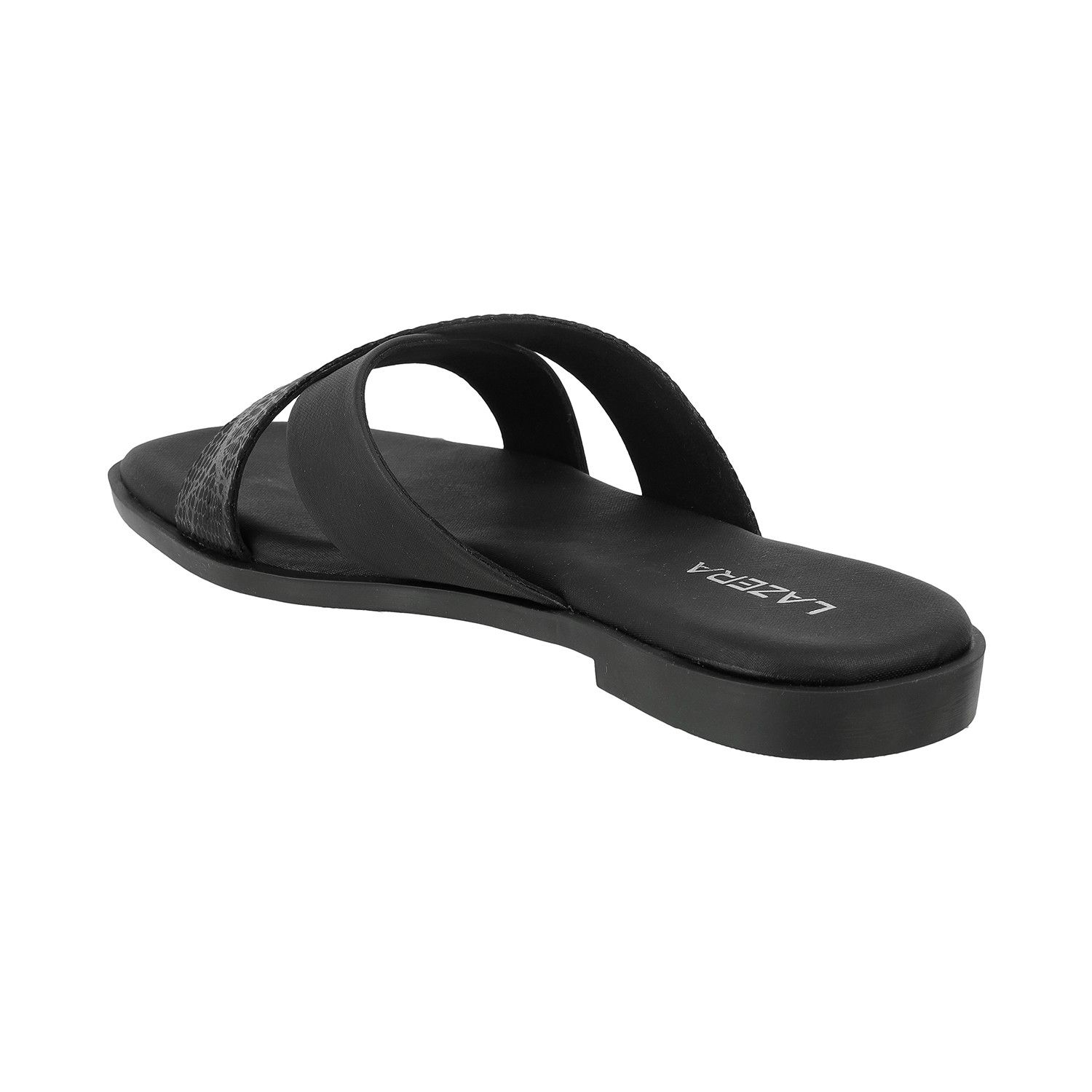 Women’s Comfort Cross-Strap Mules | Vegan Leather Slip-Ons | Cushioned Footbed