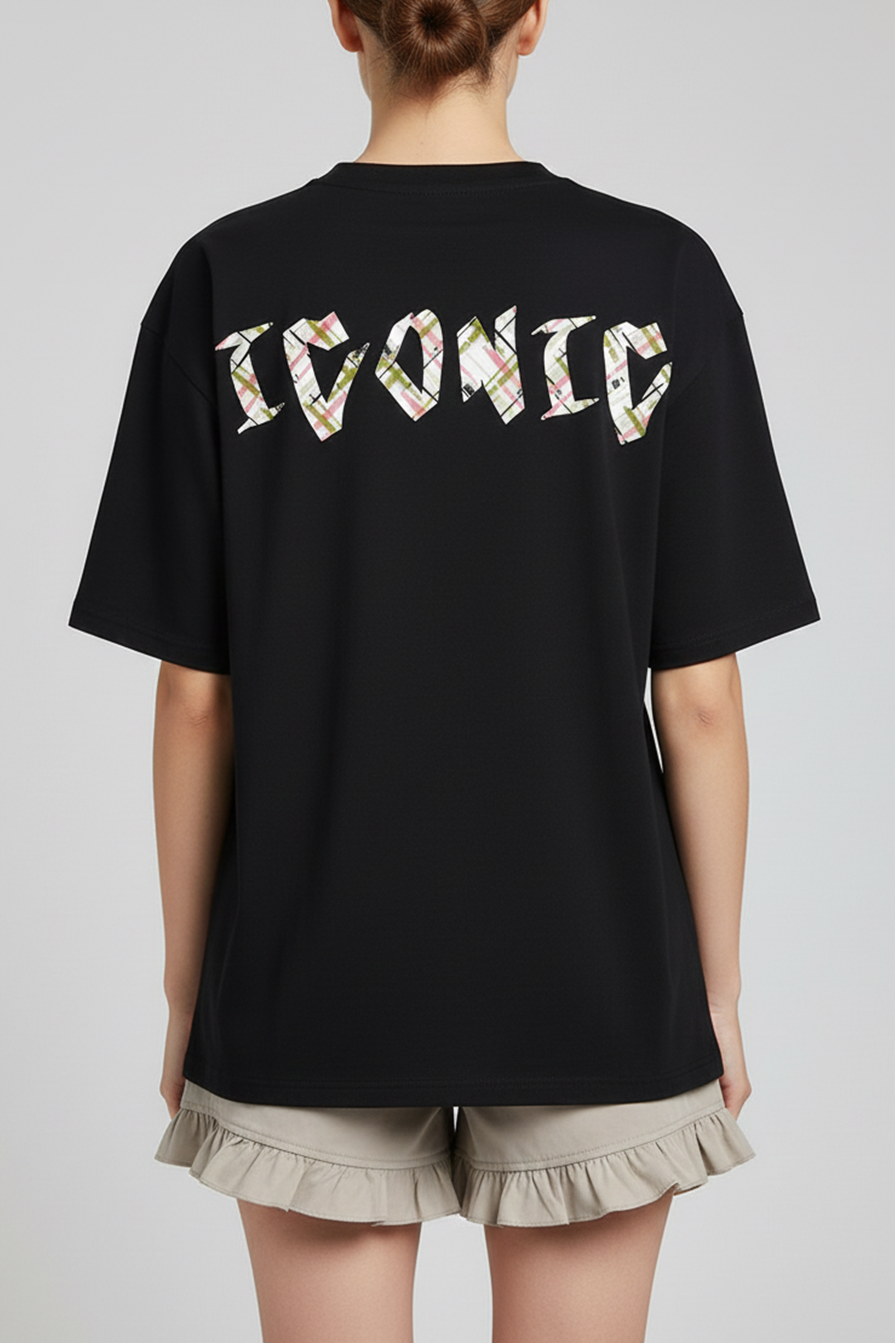 ICONIC GRAPHIC PRINTED OVERSIZED T-SHIRT