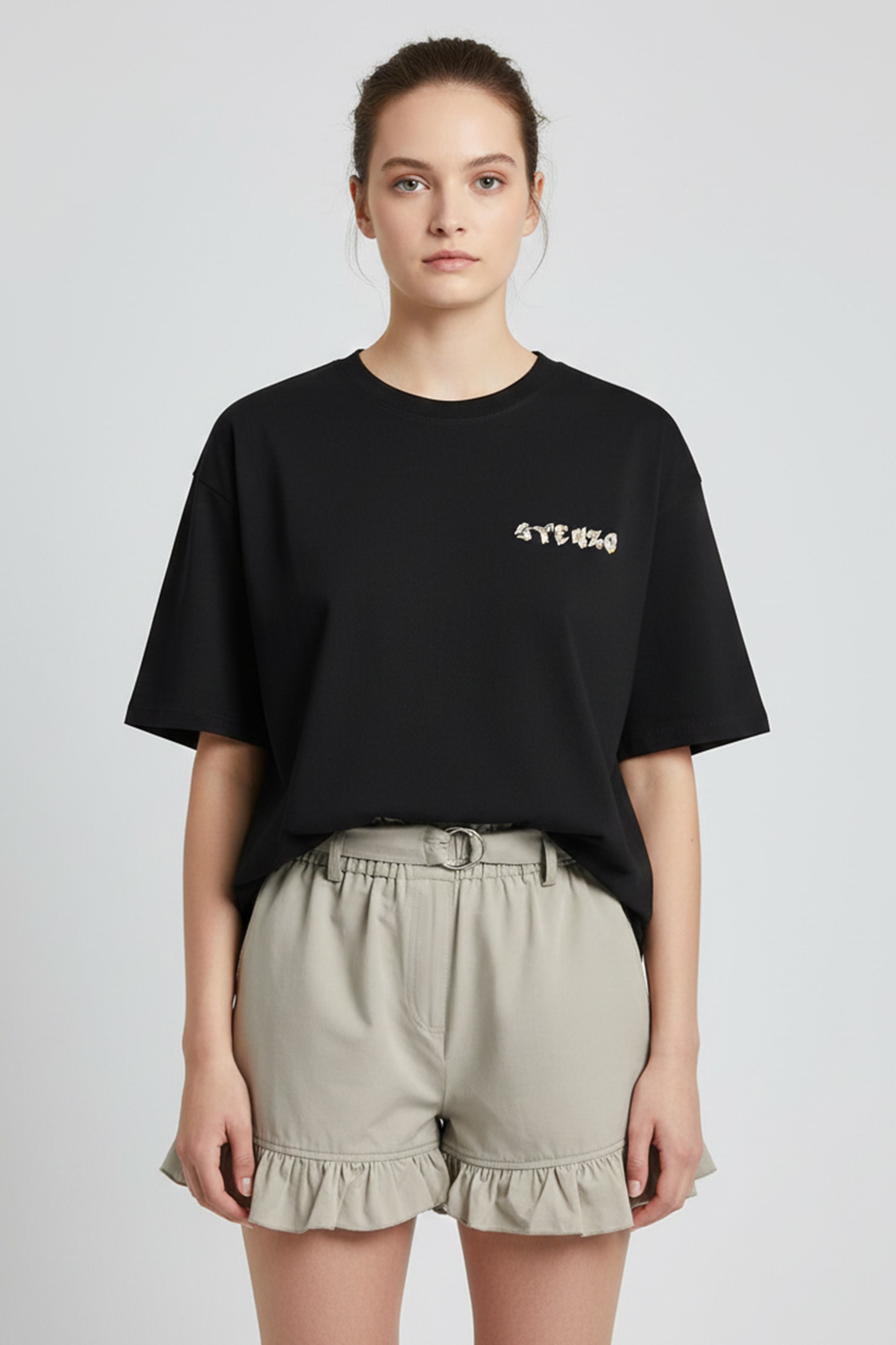 ICONIC GRAPHIC PRINTED OVERSIZED T-SHIRT