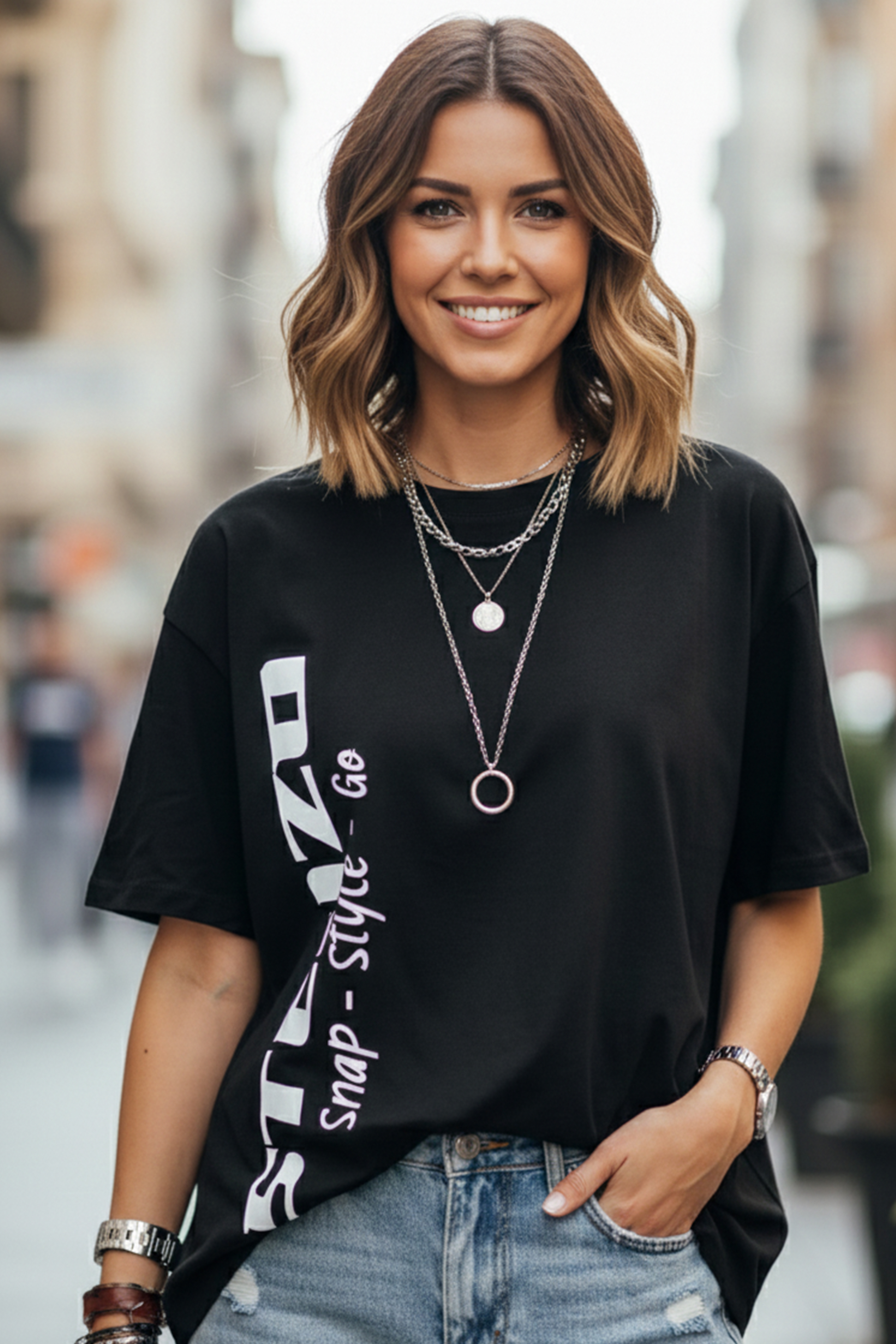 VERTICAL OVERSIZED T-SHIRT