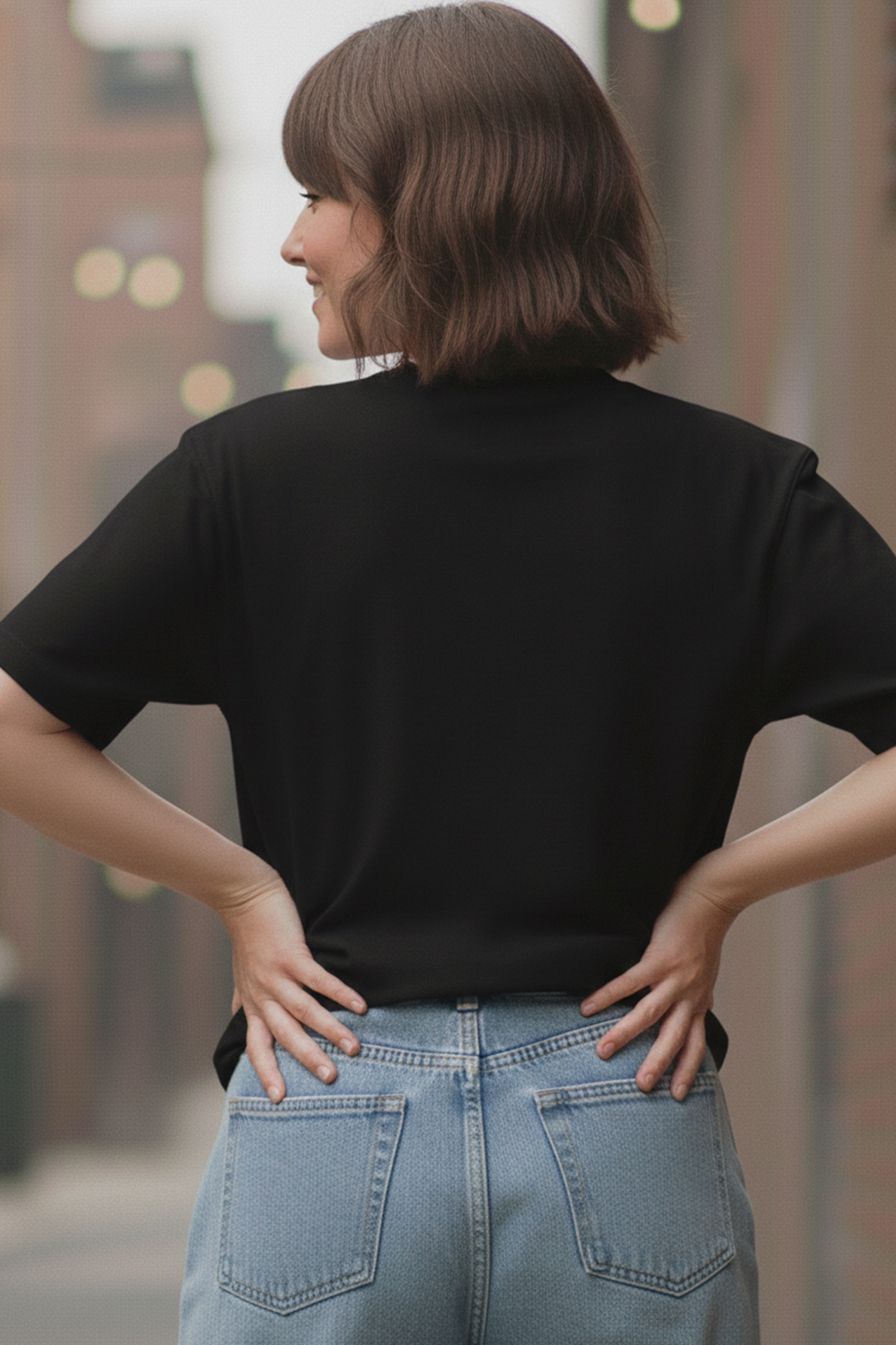 THE OASIS SCRIPT OVERSIZED TEE