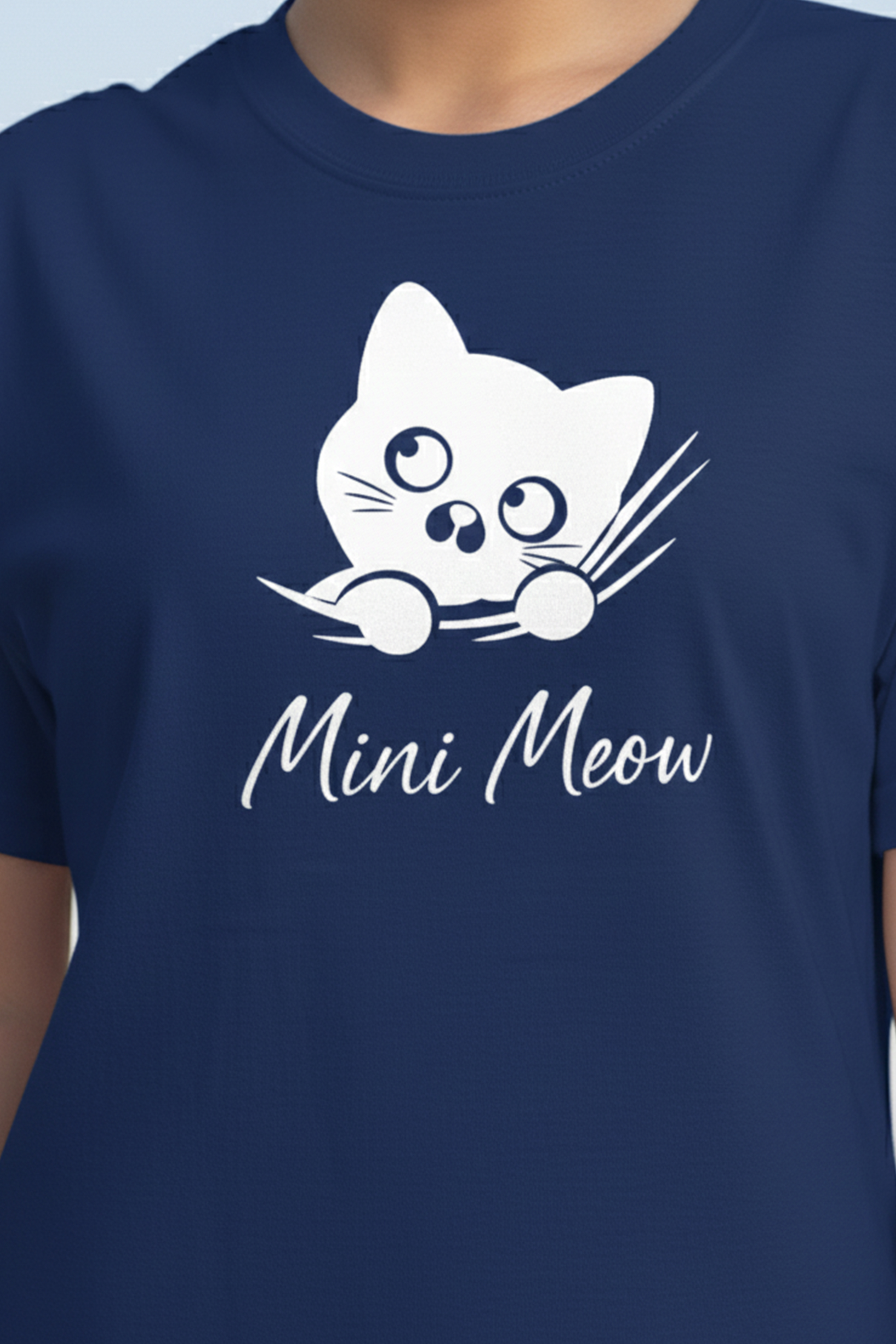 CAT GRAPHIC PRINTED OVERSIZED TEE