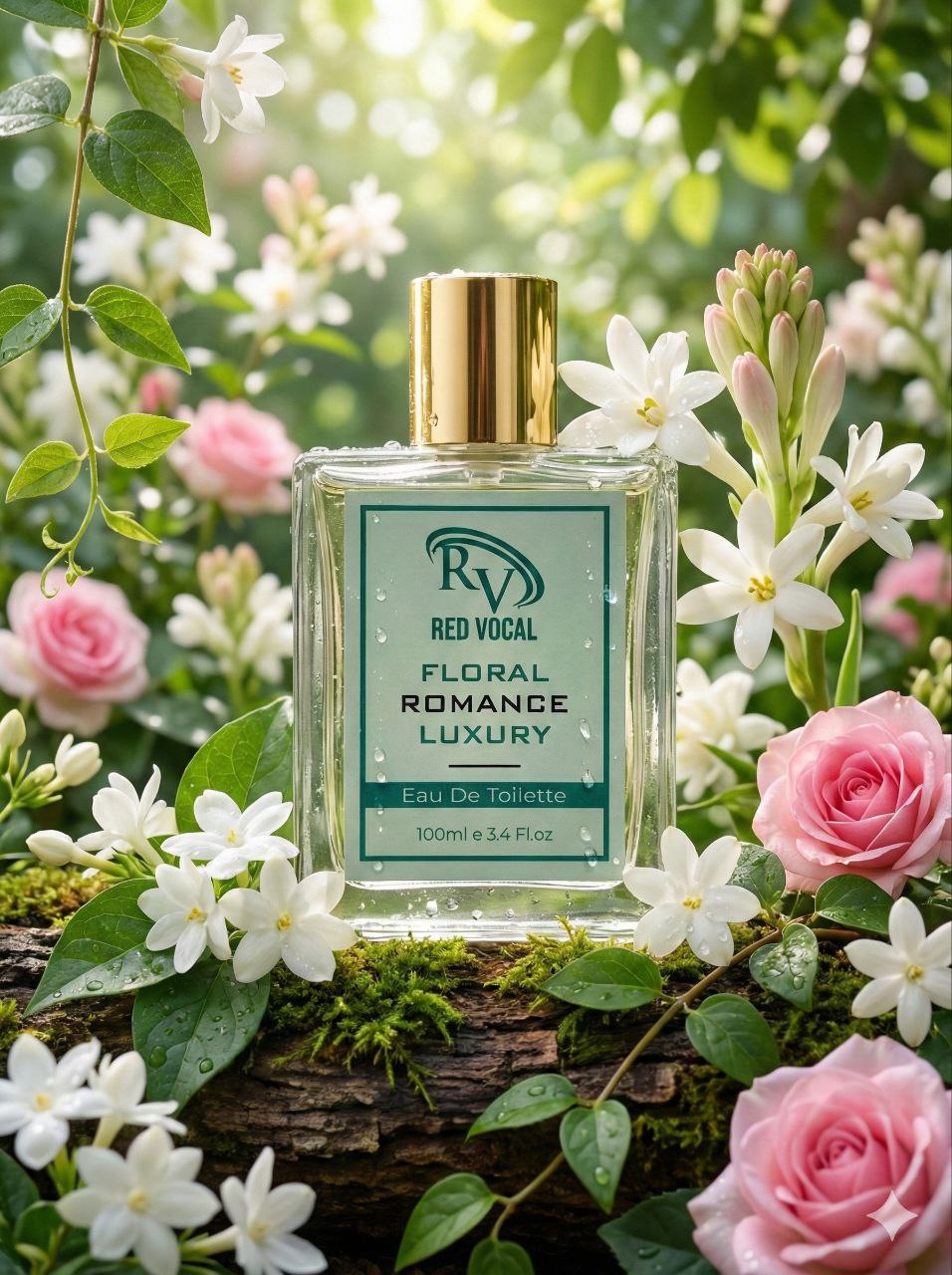 Red Vocal Floral Romance Luxury Premium Perfume Eau De Toilette – Women’s 100ml Elegant & Long-Lasting Fragrance