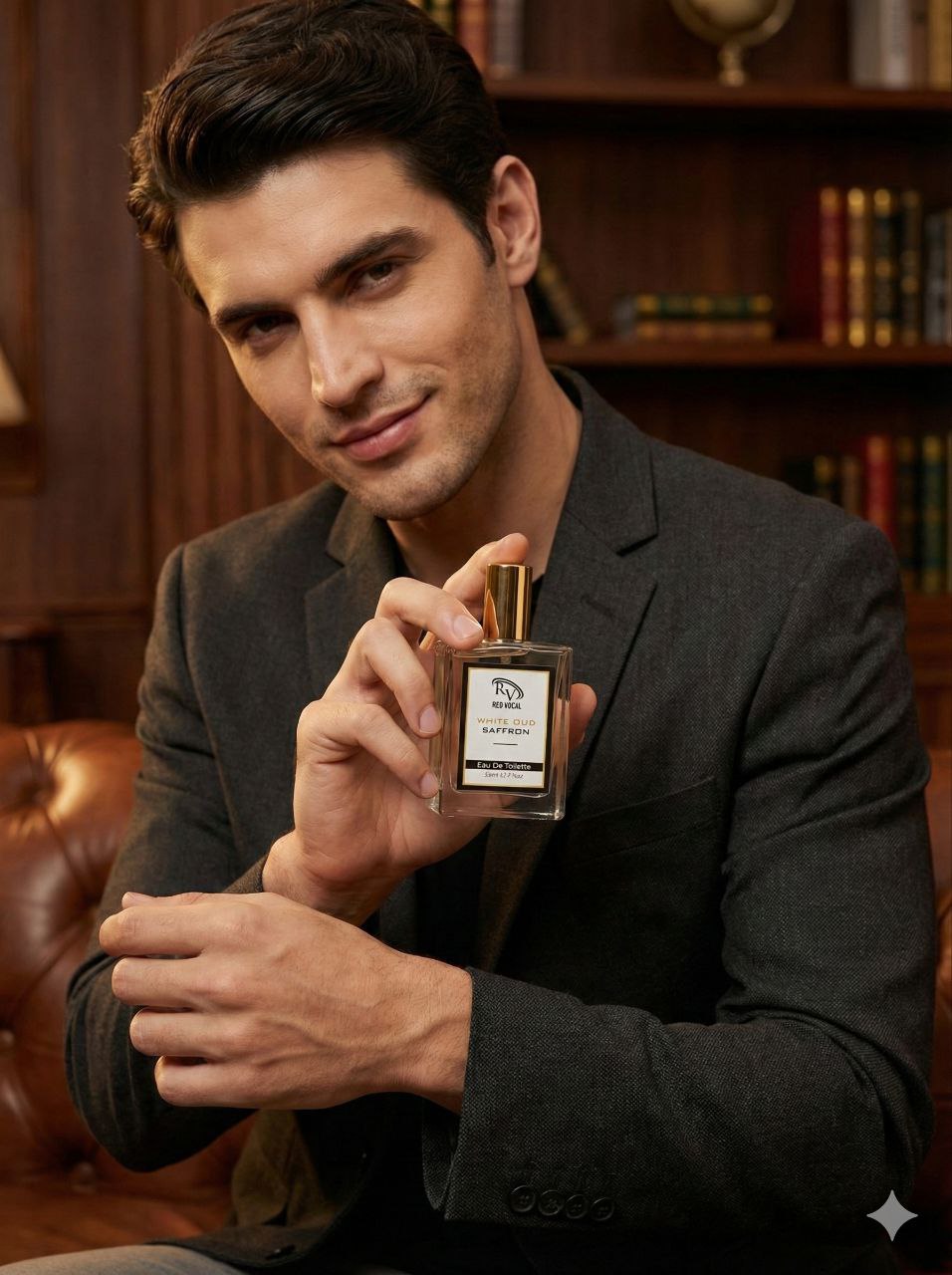 Red Vocal White Oud Saffron Premium Perfume Eau De Toilette 50ml –  Luxury Fragrance For Unisex