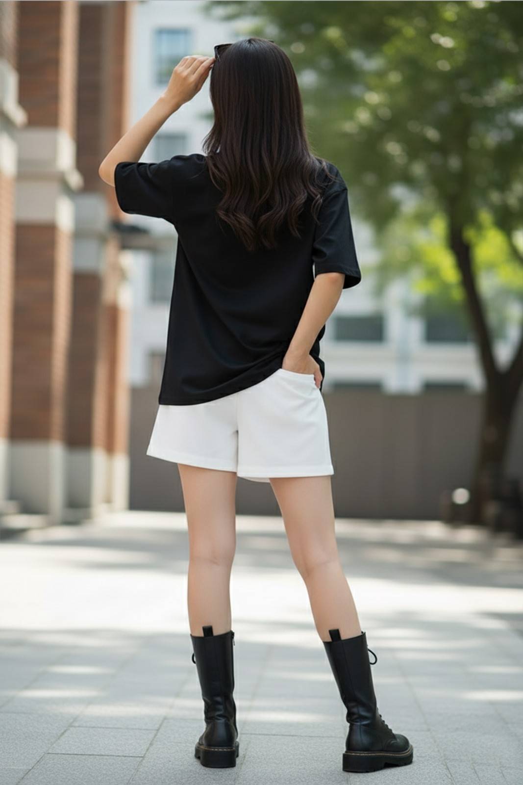 PANDASTIC MOOD GRAPHIC PRINTED OVERSIZED T-SHIRT