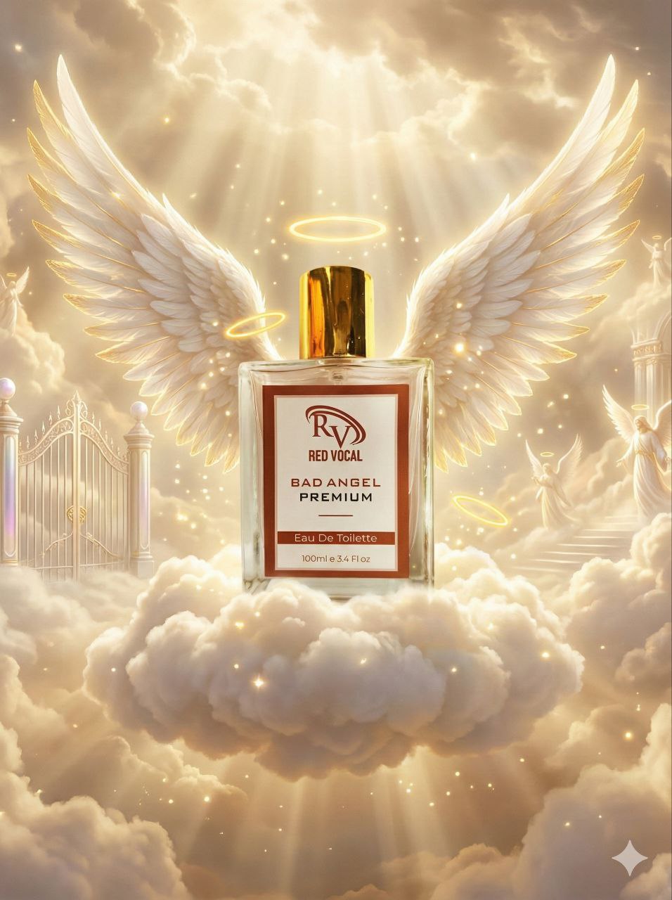 Red Vocal Bad Angel Premium Perfume Eau De Toilette for Women – 100ml Sweet, Sensual & Long-Lasting Set of 2 Fragrance