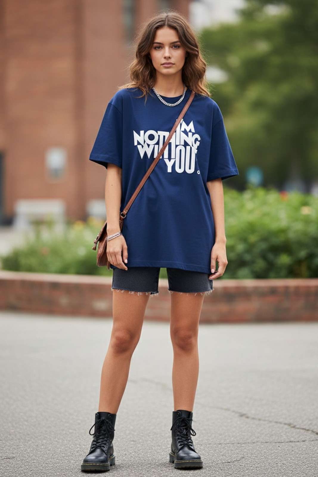 NOTHING WITHOUT YOU OVERSIZED TEE