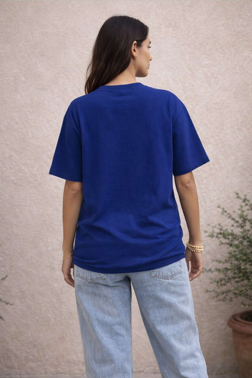 BIRD GRAPHIC PRINTED OVERSIZED TEE