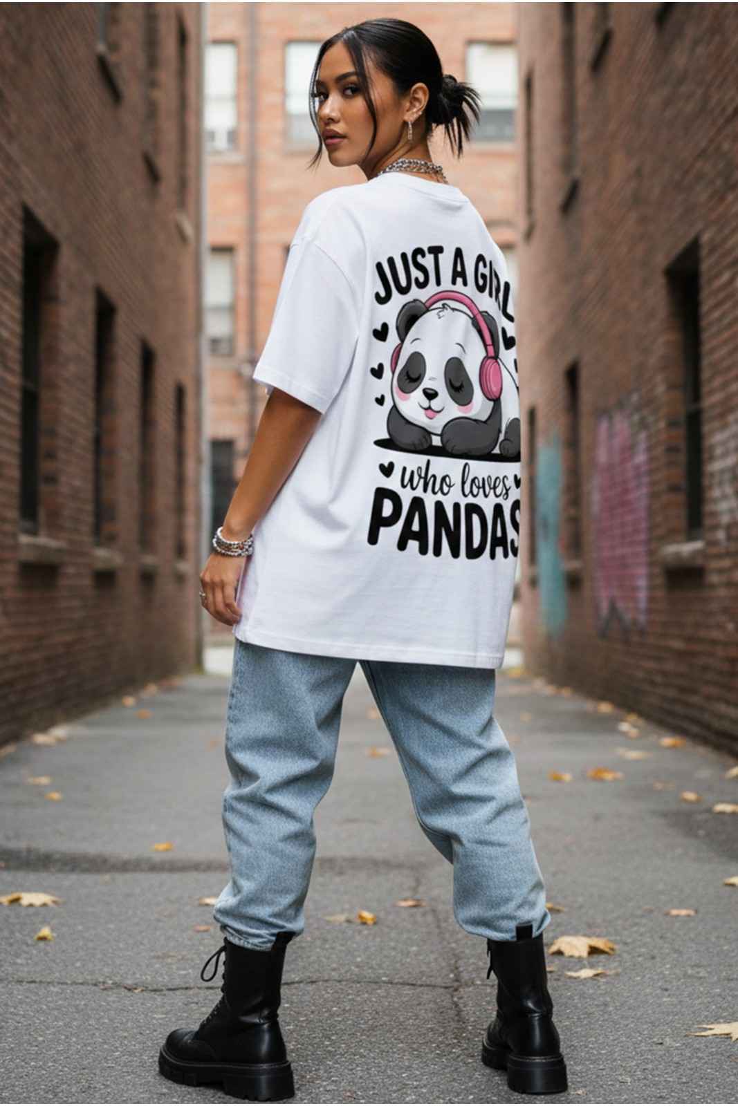 PANDA PULSE OVERSIZED TEE
