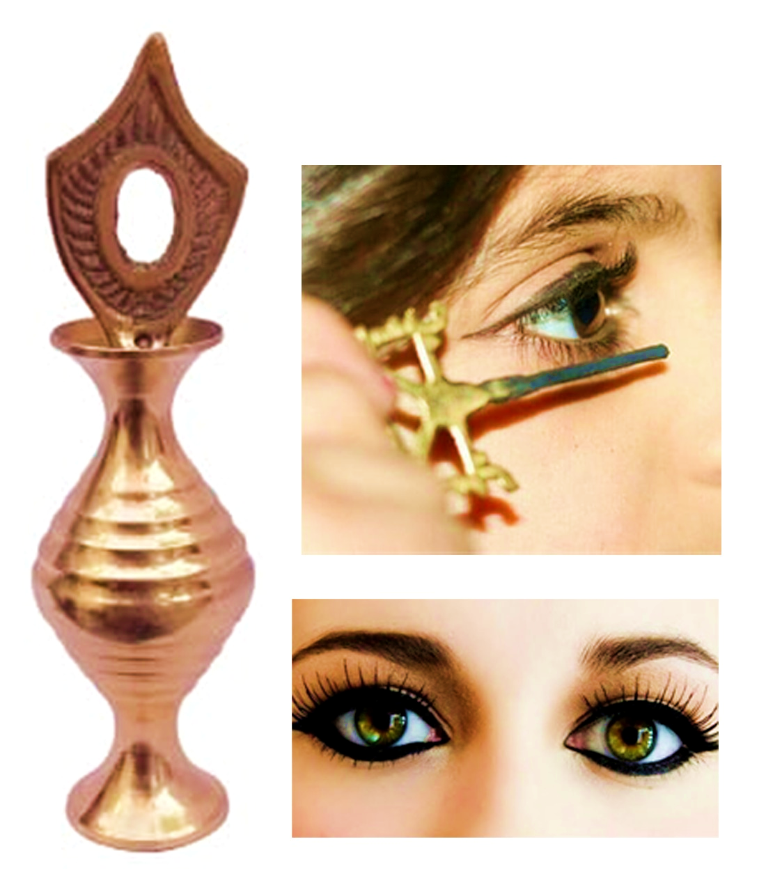 Brass Surmedani With Funnel/Kuppi And Su...