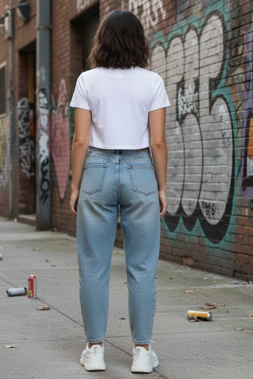 WITHOUT YOU GRAPHIC CROP TEE