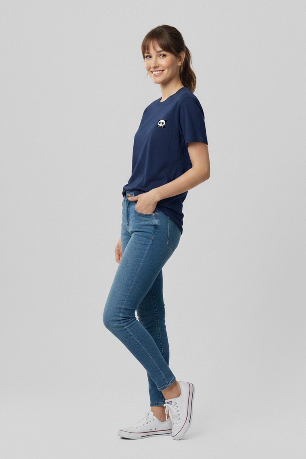 PANDA GRAPHIC PRINTED REGULAR T-SHIRT