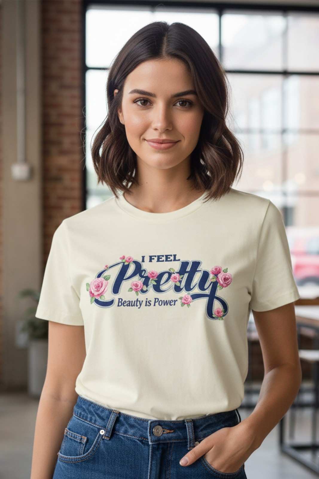 PREETY GRAPHIC PRINTED REGULAR T-SHIRT
